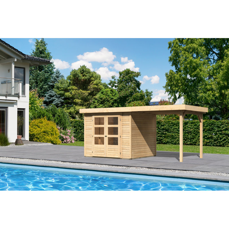 Karibu 491 cm x 238 cm Gartenhaus Newcastle | Wayfair.de